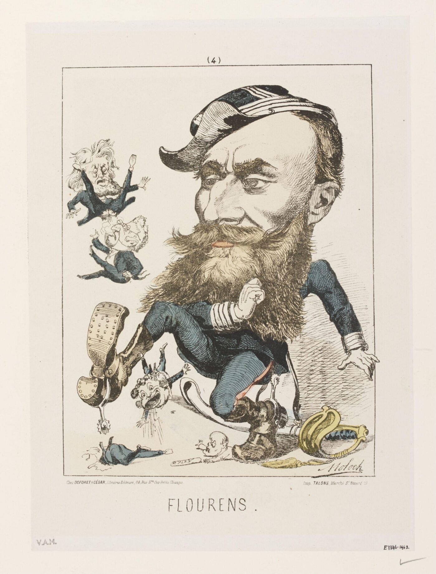 Gustave Flourens par Moloch