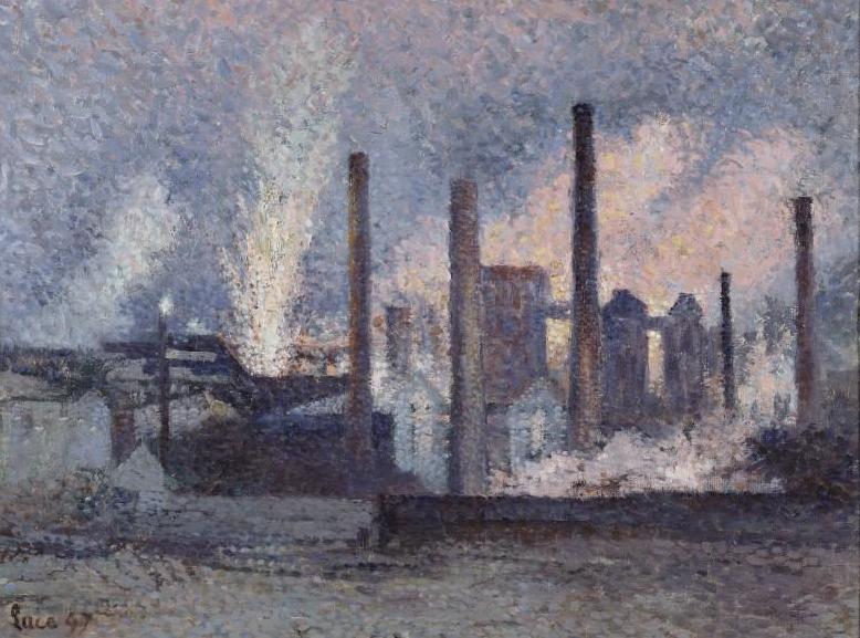 Maximilien Luce, Aciéries près de Charleroi (© RMN - Musée d'Orsay) Maximilien Luce, Aciéries près de Charleroi (© RMN - Musée d'Orsay)