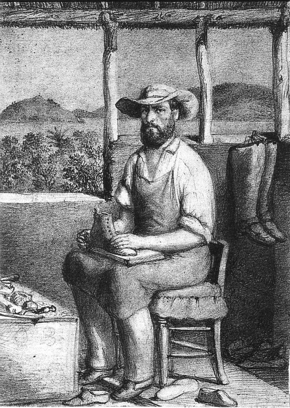 Portrait d’Alfred Huet, par Julien Devicque, peintre lithographe parisien, communard (Fonds Thibaud, Achives Départementales de l’Indre). Portrait d’Alfred Huet, par Julien Devicque, peintre lithographe parisien, communard (Fonds Thibaud, Achives Départementales de l’Indre).