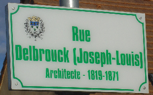 Rue Delbrouck à Vernon La rue Delbrouck dans la ville de Vernon