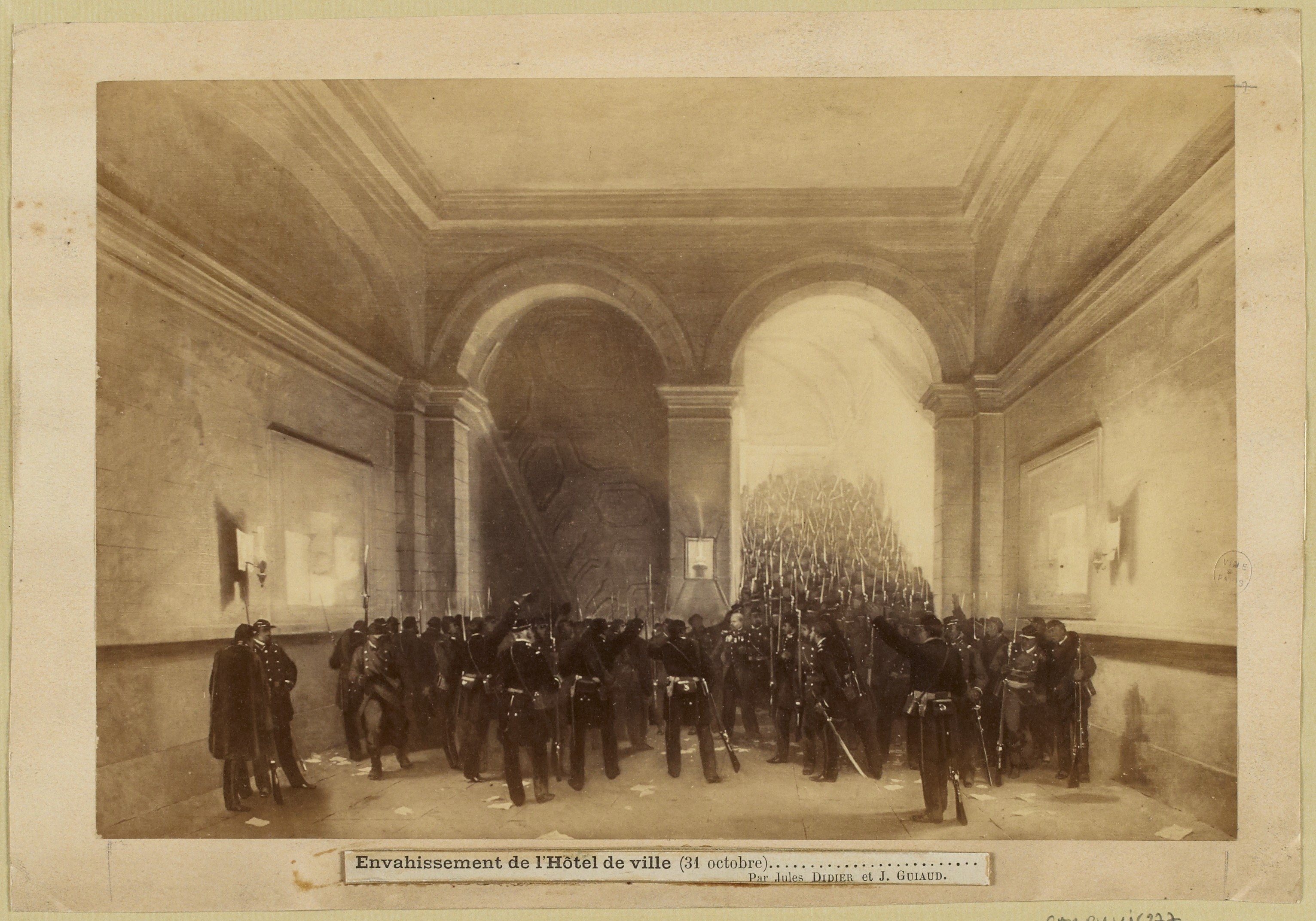 Envahissement de l'Hôtel de Ville le 31 octobre 1870 (CC0 Paris Musées / Musée Carnavalet - Histoire de Paris) Envahissement de l'Hôtel de Ville le 31 octobre 1870 (CC0 Paris Musées / Musée Carnavalet - Histoire de Paris)