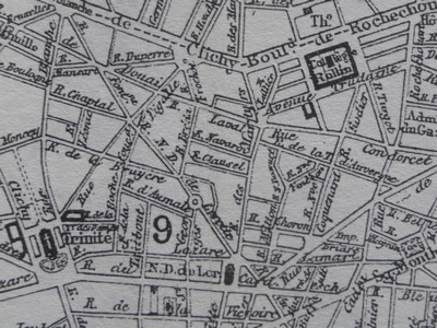 Le quartier de Notre-Dame-de-Lorette en 1870 Le quartier de Notre-Dame-de-Lorette en 1870